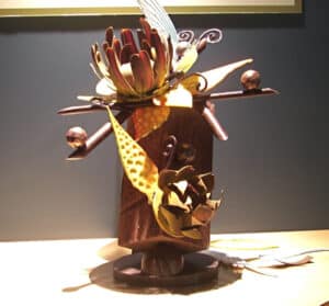 Abstract Chocolate Sculpture