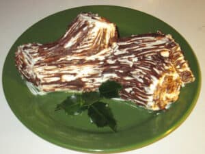 what is a christmas chocolate yule log
