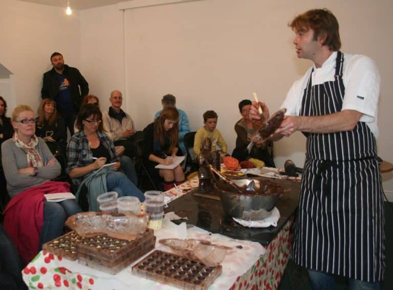 the therapeutic benefits of chocolate-making workshops